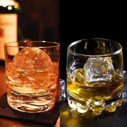 2 Pack Silicone Ice Cube Trays Mold, Round Sphere Ice Ball with Lid ; Large Square Ice Cube Mold (Black) - Toytexx 2 Pack Silicone Ice Cube Trays Mold, Round Sphere Ice Ball with Lid ; Large Square Ice Cube Mold (Black) - Toytexx